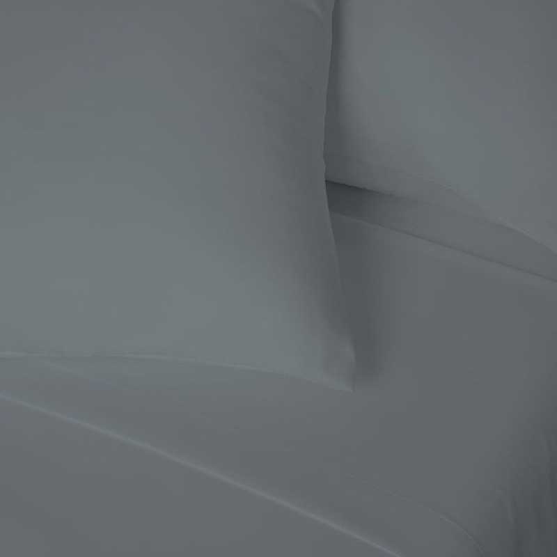 TAIE D'OREILLER COTONELLE GRIS CLAIR