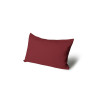 TAIE D'OREILLER COTONELLE GRENAT