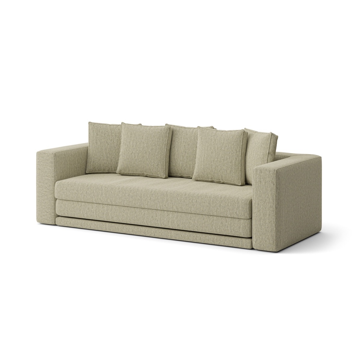 OTELLO GRAY AND OFF-WHITE SOFA BED